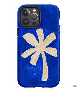 Bleu Palm Printed Phone Cases iPhone 13 Pro Max / Armoured MagSafe by Charlie Taylor - The Dairy