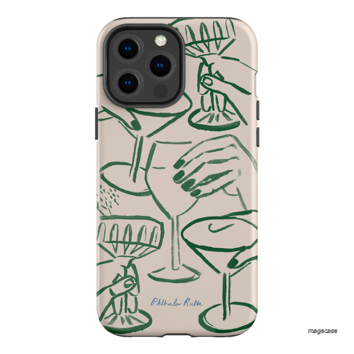 Cheers Printed Phone Cases iPhone 13 Pro Max / Armoured by Phthalo Ruth - The Dairy
