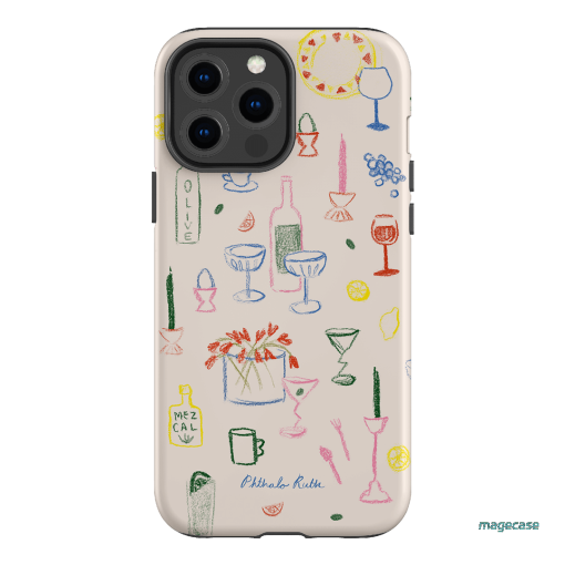 Dinnerware Printed Phone Cases iPhone 13 Pro Max / Armoured by Phthalo Ruth - The Dairy