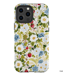 Garden Strawberries Printed Phone Cases iPhone 13 Pro Max / Armoured by Ellie Mae - The Dairy