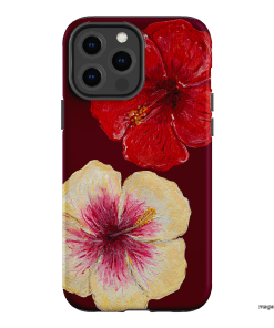 Hibiscus Flower Printed Phone Cases iPhone 13 Pro Max / Armoured by BG. Studio - The Dairy