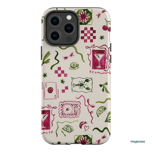 Martini Gal Printed Phone Cases iPhone 13 Pro Max / Armoured by Charlie Taylor - The Dairy