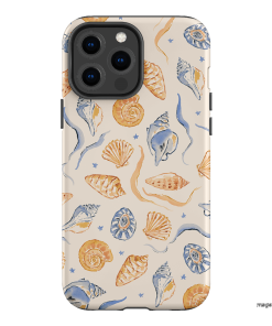 Shells & Swirls Printed Phone Cases by Cass Deller - The Dairy