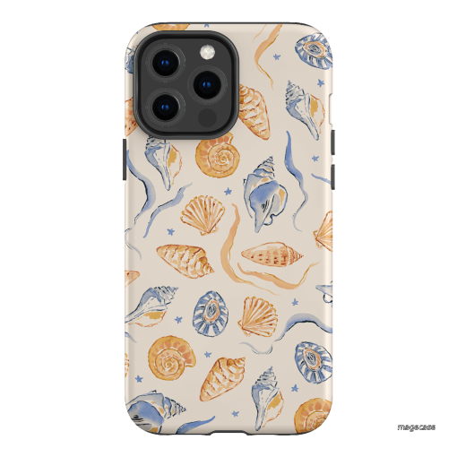 Shells & Swirls Printed Phone Cases by Cass Deller - The Dairy