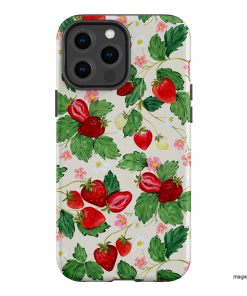 Strawberry Patch Printed Phone Cases iPhone 13 Pro Max / Armoured by Ellie Mae - The Dairy