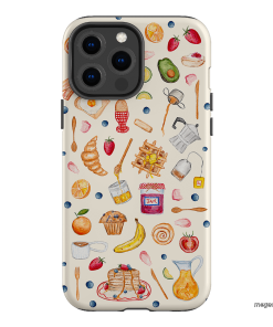 Sunday Breakfast Printed Phone Cases iPhone 13 Pro Max / Armoured by BG. Studio - The Dairy