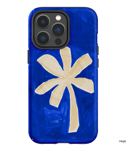 Bleu Palm Printed Phone Cases iPhone 13 Pro / Armoured MagSafe by Charlie Taylor - The Dairy