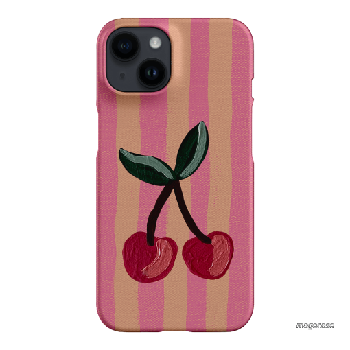 Cherry On Top Printed Phone Cases iPhone 14 / Snap by Amy Gibbs - The Dairy