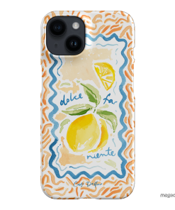 Dolce Far Niente Printed Phone Cases iPhone 14 / Snap by Cass Deller - The Dairy