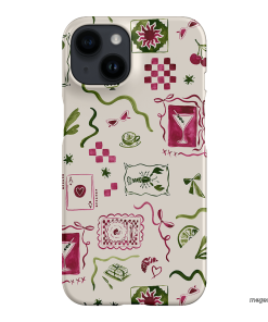 Martini Gal Printed Phone Cases iPhone 14 / Snap by Charlie Taylor - The Dairy