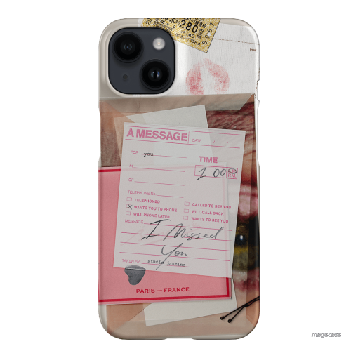 Missed Call Printed Phone Cases iPhone 14 / Snap by Jasmine Dowling - The Dairy