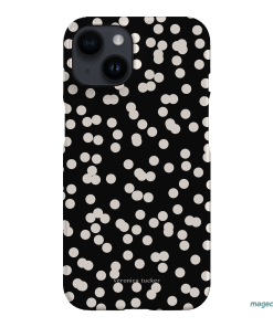 Mini Confetti Noir Printed Phone Cases iPhone 14 / Snap by Veronica Tucker - The Dairy