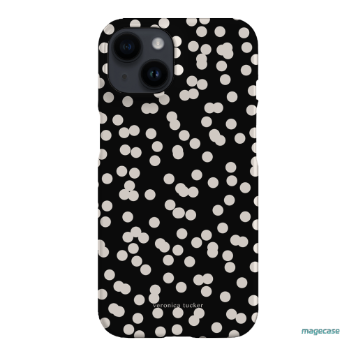 Mini Confetti Noir Printed Phone Cases iPhone 14 / Snap by Veronica Tucker - The Dairy