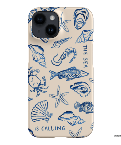 Sea Call Printed Phone Cases iPhone 14 / Snap by Cass Deller - The Dairy
