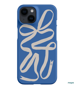 Something Blue Ribbon Printed Phone Cases iPhone 14 / Snap by Jasmine Dowling - The Dairy