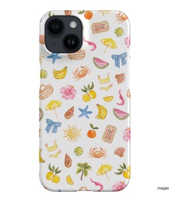 Summer Icons Printed Phone Cases iPhone 14 / Snap by Cass Deller - The Dairy