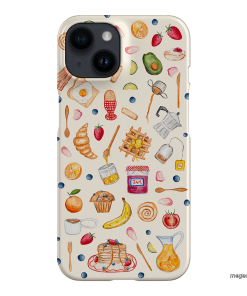 Sunday Breakfast Printed Phone Cases iPhone 14 / Snap by BG. Studio - The Dairy
