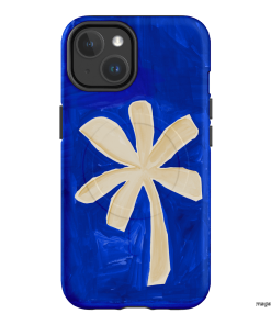 Bleu Palm Printed Phone Cases iPhone 14 / Armoured MagSafe by Charlie Taylor - The Dairy