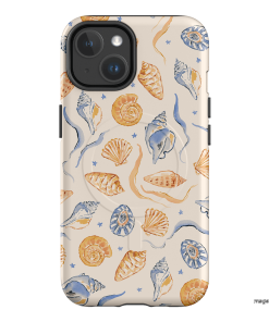 Shells & Swirls Printed Phone Cases by Cass Deller - The Dairy