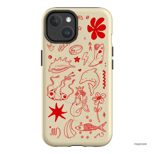 Spiced Cowboy Cream Printed Phone Cases iPhone 14 / Armoured MagSafe by Easty Beasty - The Dairy