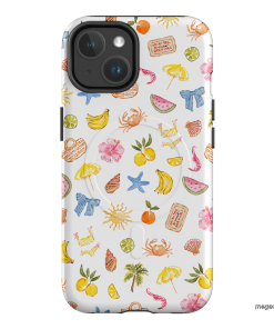 Summer Icons Printed Phone Cases iPhone 14 / Armoured MagSafe by Cass Deller - The Dairy