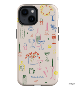 Dinnerware Printed Phone Cases iPhone 14 / Armoured by Phthalo Ruth - The Dairy