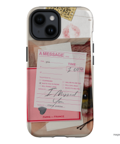 Missed Call Printed Phone Cases iPhone 14 / Armoured by Jasmine Dowling - The Dairy