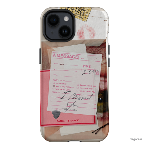 Missed Call Printed Phone Cases iPhone 14 / Armoured by Jasmine Dowling - The Dairy