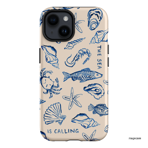 Sea Call Printed Phone Cases iPhone 14 / Armoured by Cass Deller - The Dairy
