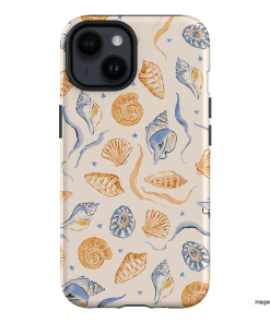 Shells & Swirls Printed Phone Cases by Cass Deller - The Dairy