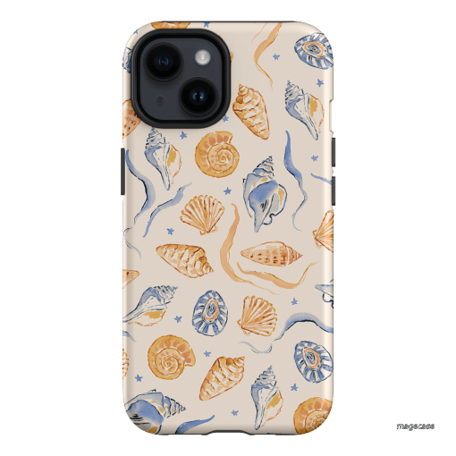 Shells & Swirls Printed Phone Cases by Cass Deller - The Dairy