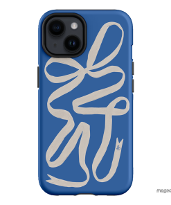 Something Blue Ribbon Printed Phone Cases iPhone 14 / Armoured by Jasmine Dowling - The Dairy