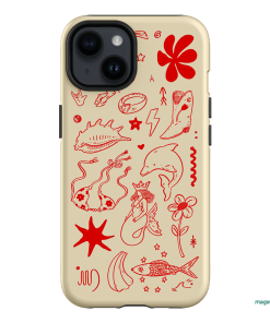 Spiced Cowboy Cream Printed Phone Cases iPhone 14 / Armoured by Easty Beasty - The Dairy