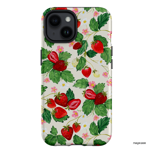 Strawberry Patch Printed Phone Cases iPhone 14 / Armoured by Ellie Mae - The Dairy