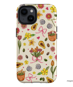 Bouquets & Bows Printed Phone Cases iPhone 14 / Armoured by BG. Studio - The Dairy