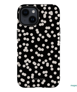 Mini Confetti Noir Printed Phone Cases iPhone 14 / Armoured by Veronica Tucker - The Dairy