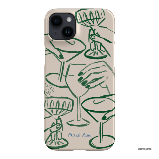 Cheers Printed Phone Cases iPhone 14 Plus / Snap by Phthalo Ruth - The Dairy
