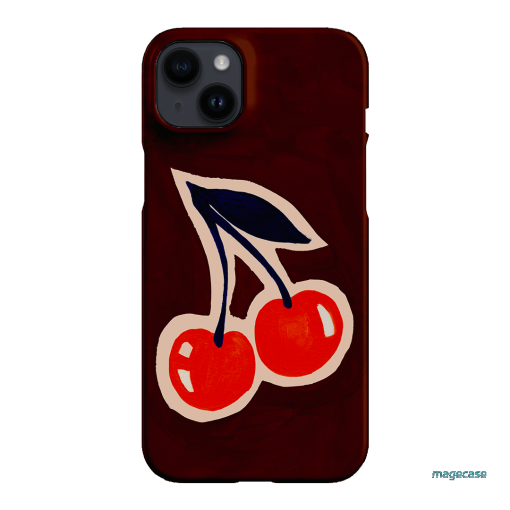 Cherries Printed Phone Cases iPhone 14 Plus / Snap by Studio Bon - The Dairy