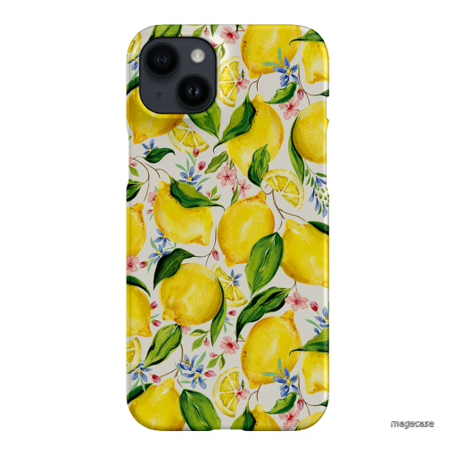 Citrus Lemon Printed Phone Cases iPhone 14 Plus / Snap by Ellie Mae - The Dairy