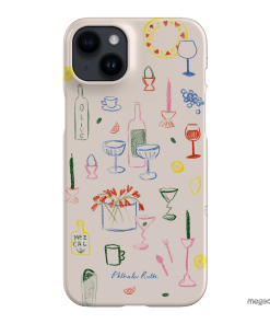 Dinnerware Printed Phone Cases iPhone 14 Plus / Snap by Phthalo Ruth - The Dairy