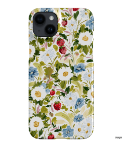 Garden Strawberries Printed Phone Cases iPhone 14 Plus / Snap by Ellie Mae - The Dairy
