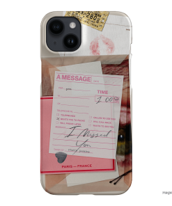 Missed Call Printed Phone Cases iPhone 14 Plus / Snap by Jasmine Dowling - The Dairy
