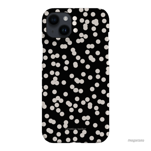 Mini Confetti Noir Printed Phone Cases iPhone 14 Plus / Snap by Veronica Tucker - The Dairy
