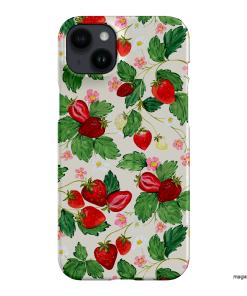 Strawberry Patch Printed Phone Cases iPhone 14 Plus / Snap by Ellie Mae - The Dairy