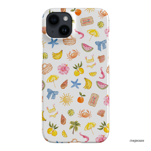 Summer Icons Printed Phone Cases iPhone 14 Plus / Snap by Cass Deller - The Dairy