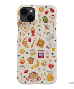 Sunday Breakfast Printed Phone Cases iPhone 14 Plus / Snap by BG. Studio - The Dairy