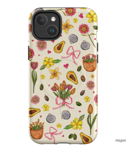 Bouquets & Bows Printed Phone Cases iPhone 14 Plus / Armoured MagSafe by BG. Studio - The Dairy