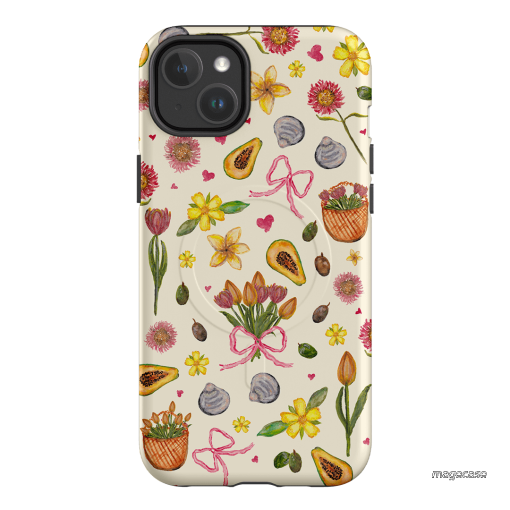 Bouquets & Bows Printed Phone Cases iPhone 14 Plus / Armoured MagSafe by BG. Studio - The Dairy