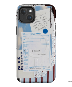Call Memo Printed Phone Cases iPhone 14 Plus / Armoured MagSafe by Jasmine Dowling - The Dairy