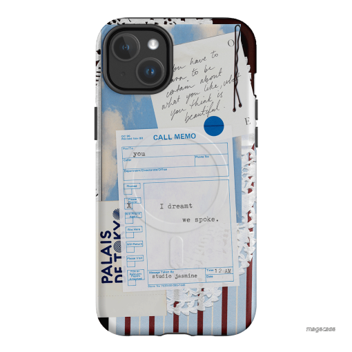 Call Memo Printed Phone Cases iPhone 14 Plus / Armoured MagSafe by Jasmine Dowling - The Dairy